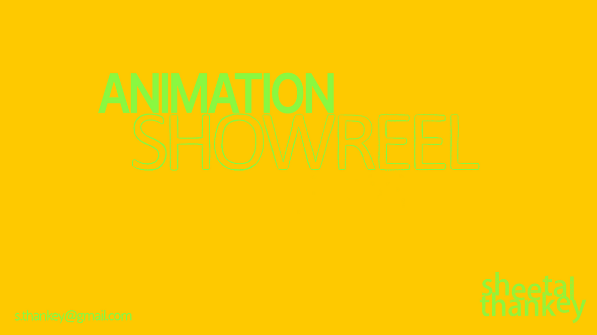 Animation Showreel